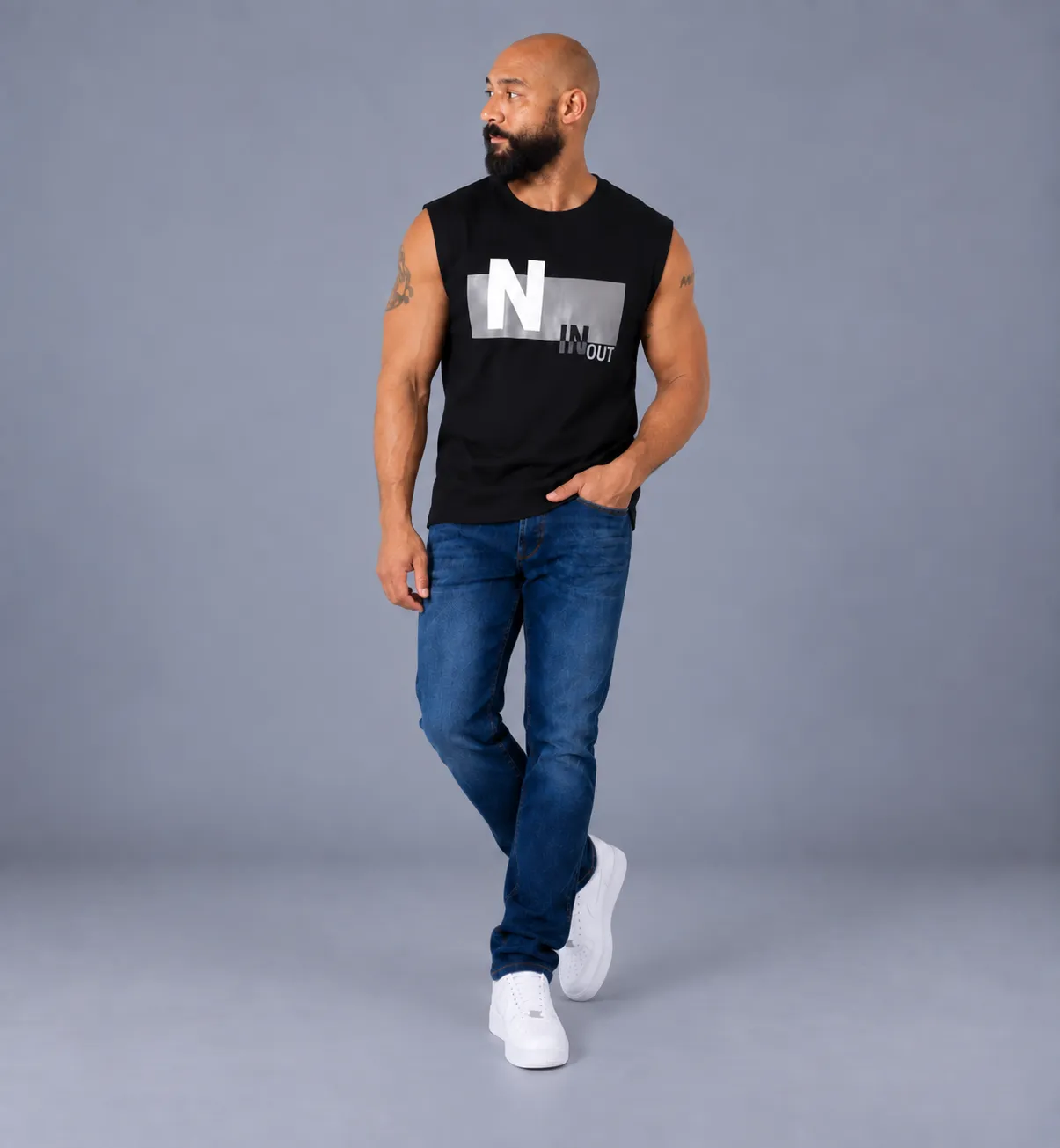 N In Out Men’s Sleeveless T-Shirt